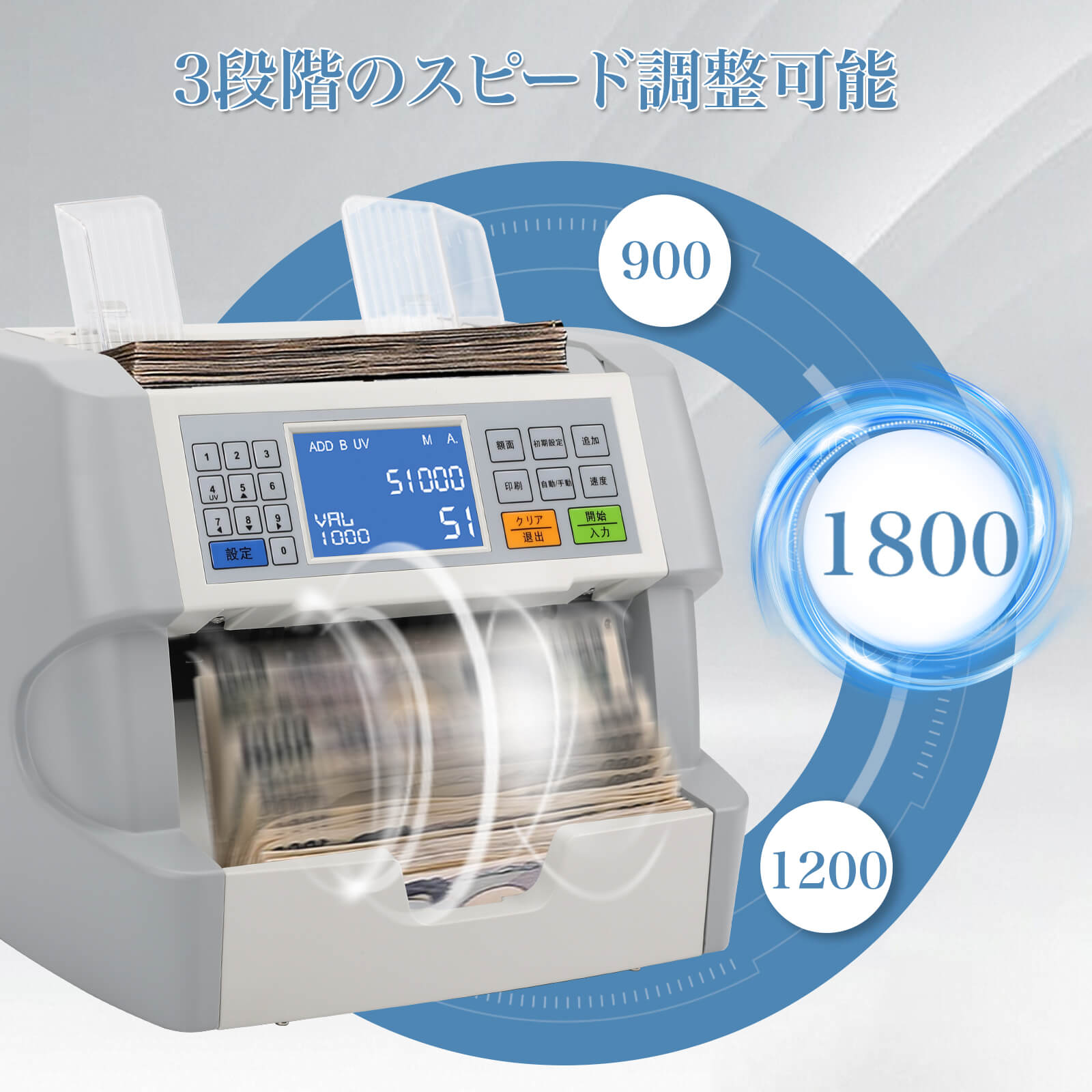 卓上型紙幣計数機M30 | MORICASH